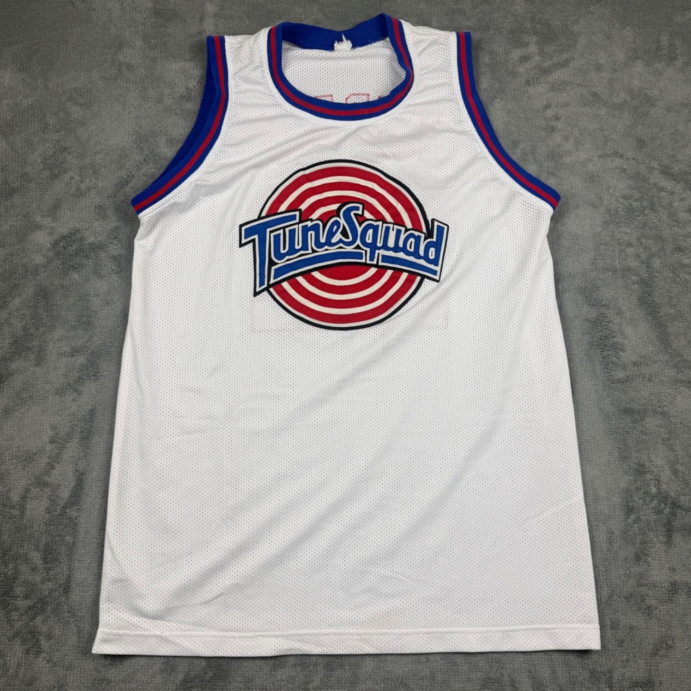 Space Jam Tune Squad Y2K Bill Murray 22 Basketball Jersey Mesh Movie Prop XL